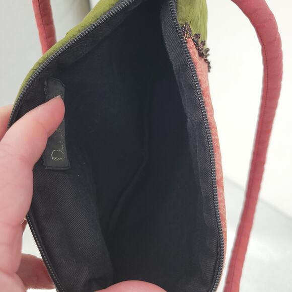 Paint the Lily Tapestry Fabric Bag Regency Retro Costume Renaissance‎ Festival - Picture 4 of 7